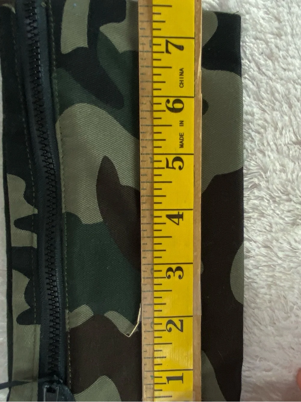 Custom Made Womans Camouflage Crossbody Bag - Green Camo
